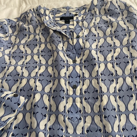 J Crew silk cat top - Picture 4 of 6